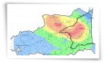 Episode pluvieux du 28 octobre 2024 - Cumul journalier des précipitations dans les Pyrénées-Orientales